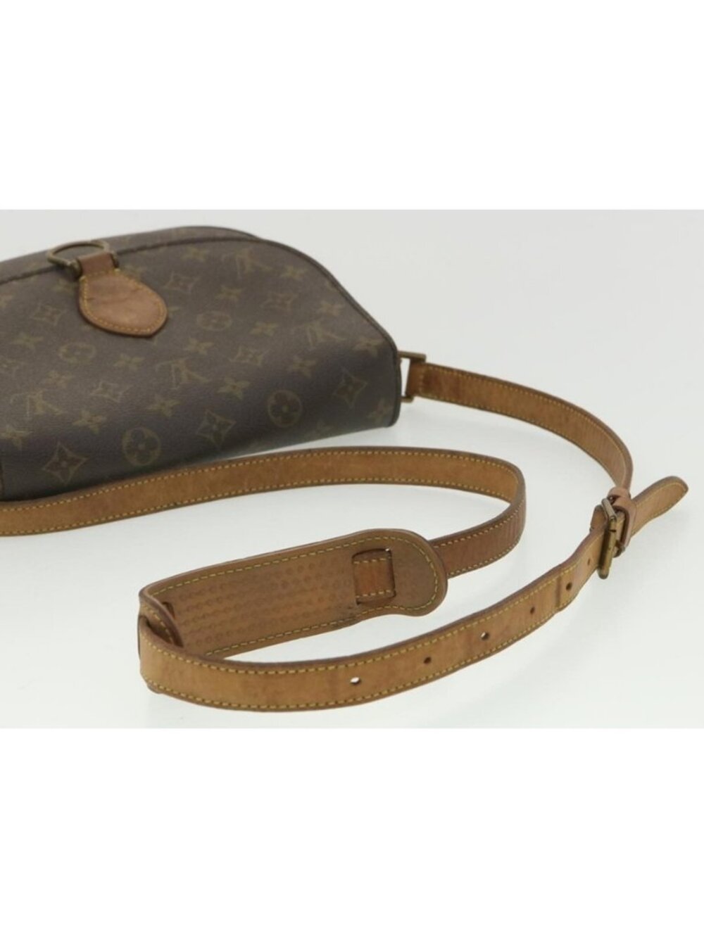 Authentic LOUIS VUITTON Monogram Saint Cloud GM Shoulder Bag M51242 LV - Picture 9 of 16